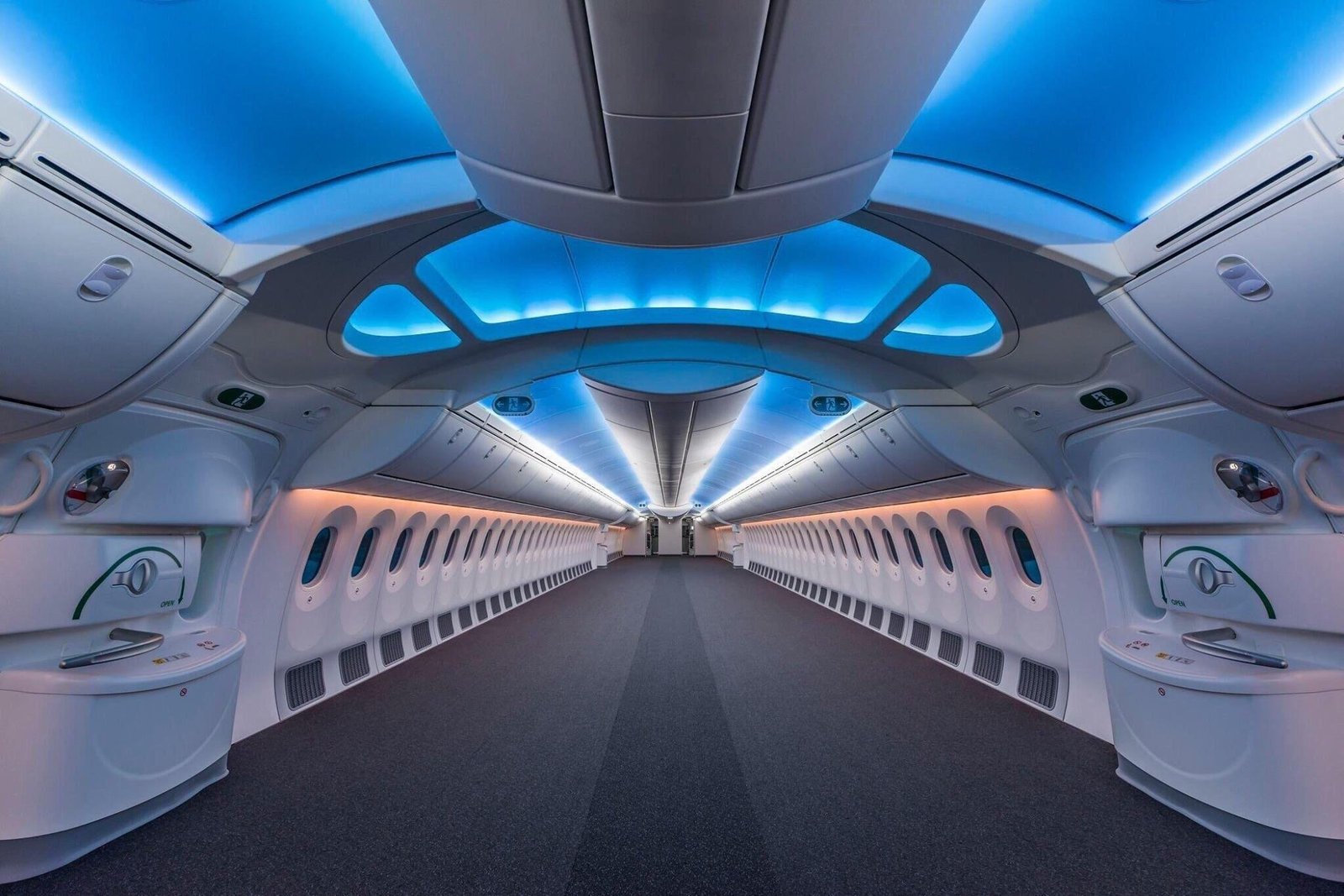 Empty Boeing 787 - Boeing, Boeing 787 Dreamliner