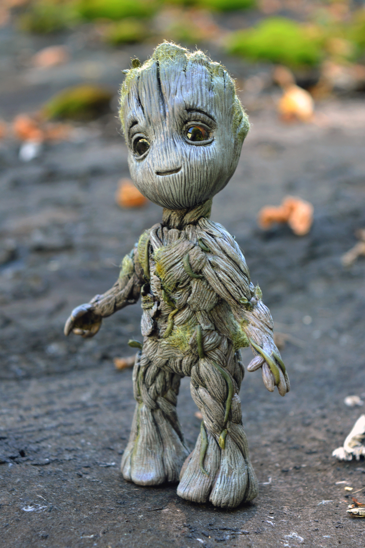 Baby Groot - My, Groot, Guardians of the Galaxy Vol. 2, Polymer clay, Needlework, Лепка, Needlework without process, Longpost