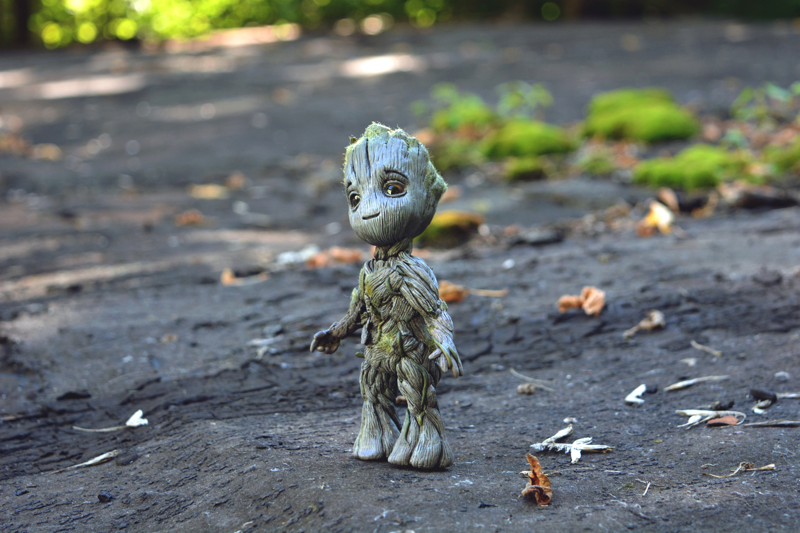 Baby Groot - My, Groot, Guardians of the Galaxy Vol. 2, Polymer clay, Needlework, Лепка, Needlework without process, Longpost