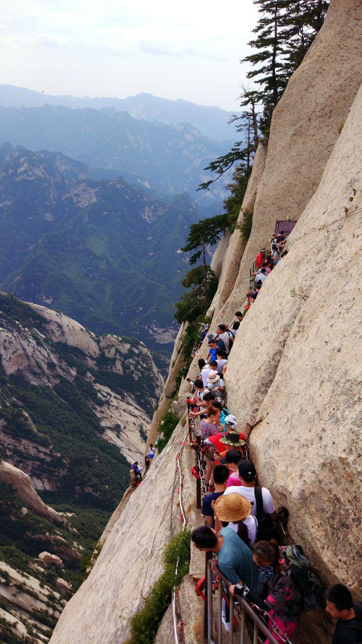 Myth from China. - My, China, Myths, Mount Huashan, The mountains, Path of Death, Danger, Video, Longpost