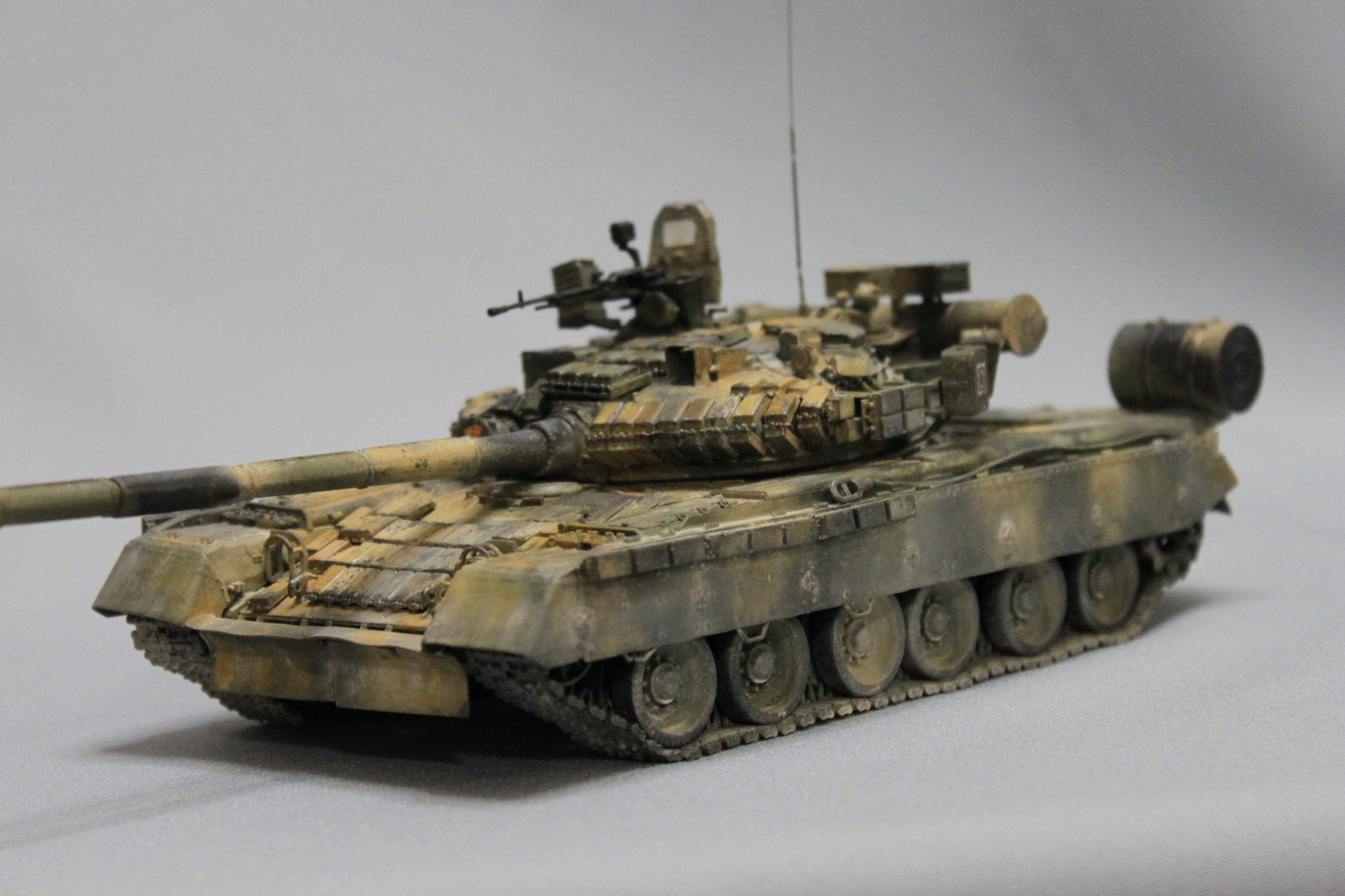 Вторая модель, Т-80БВ - Моё, т-80, Моделизм, 1:35, Trumpeter, Длиннопост