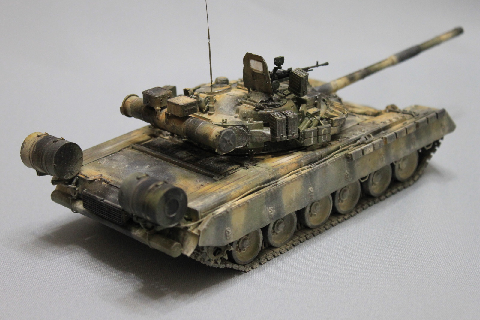 Вторая модель, Т-80БВ - Моё, т-80, Моделизм, 1:35, Trumpeter, Длиннопост