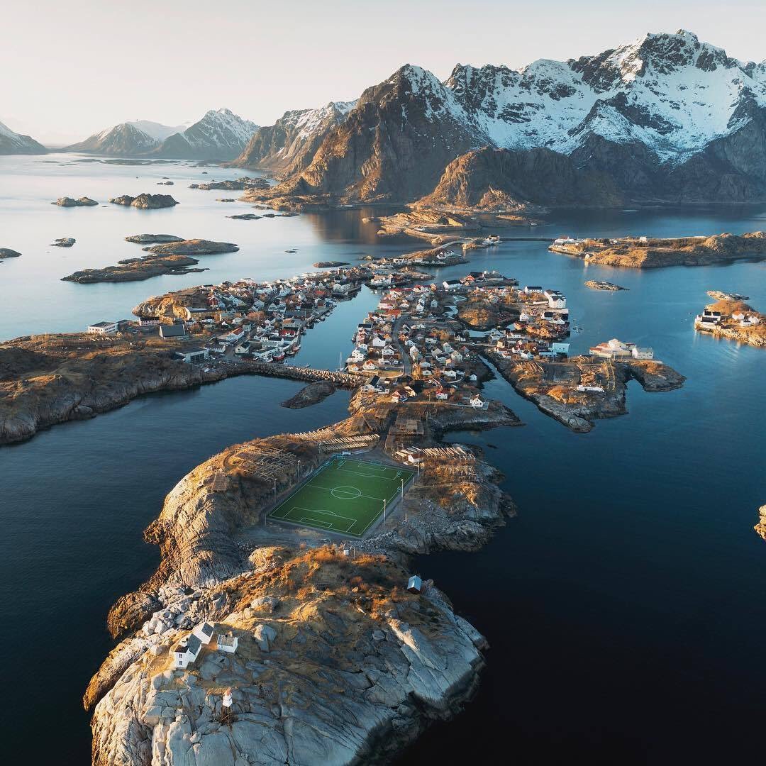 Football field in Norway - Field, Football, Norway