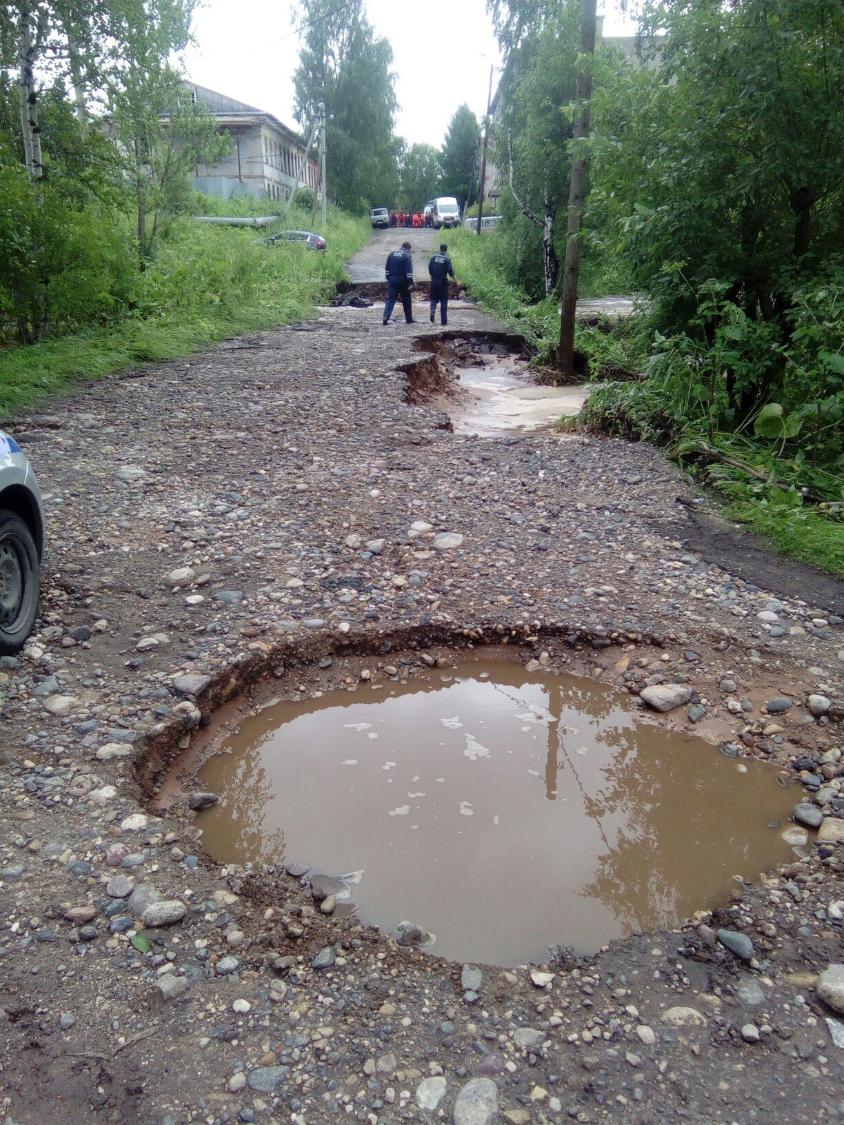 State of emergency in the city of Vytegra, Vologda region - My, Vytegra, Emergency, , Bad weather, Longpost