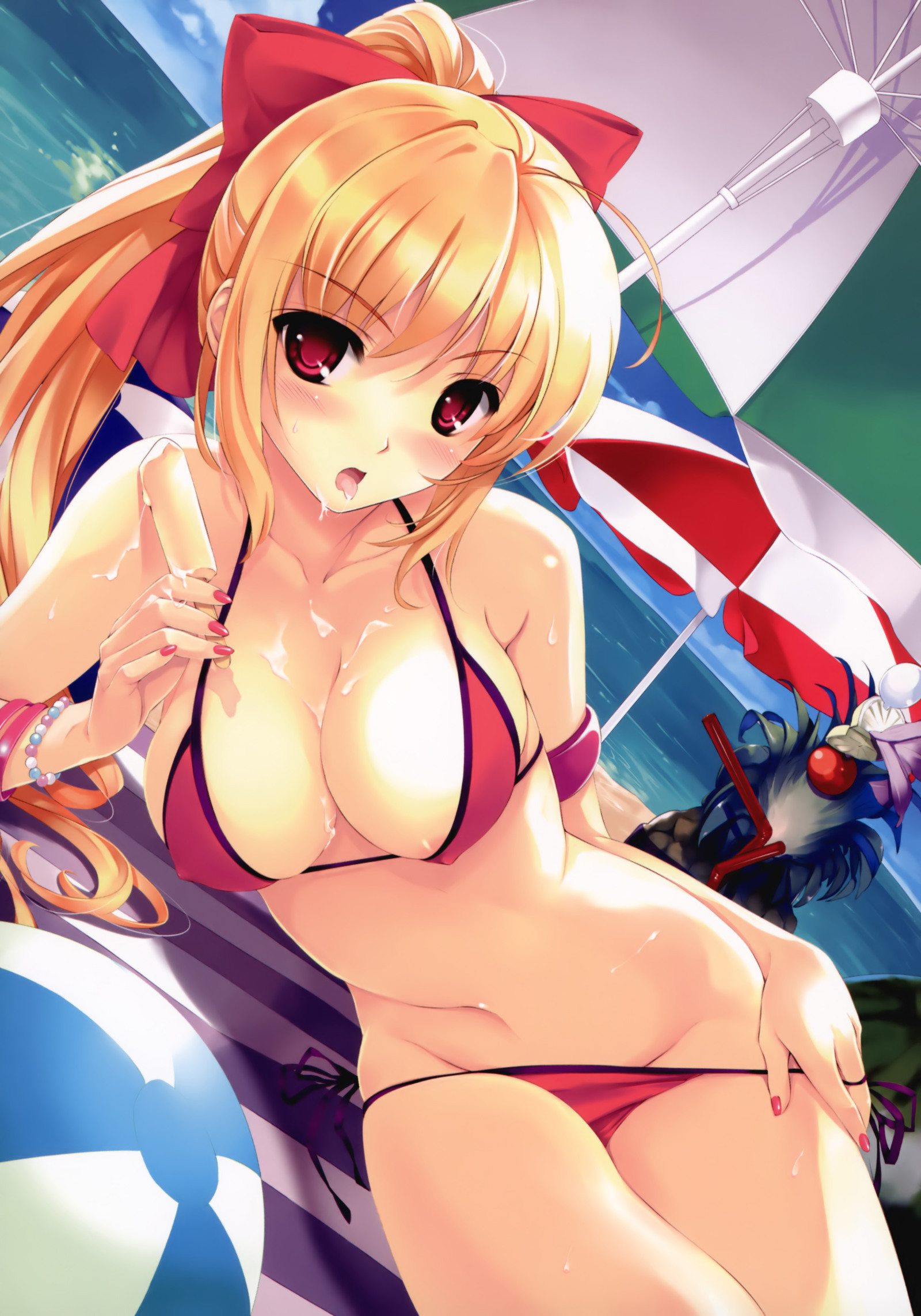 Anime Art - NSFW, Anime art, Anime, , Swimsuit