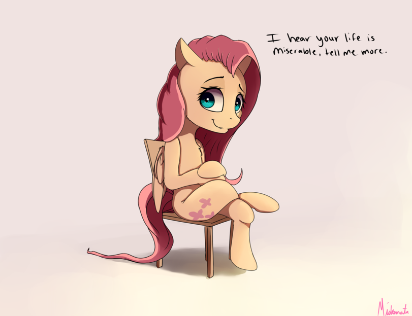 Psychologist. - My little pony, Fluttershy, Miokomata