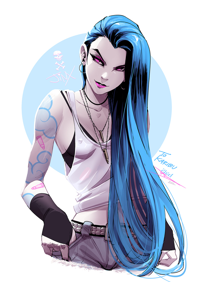 Jinx - League of Legends, Арт, Jinx