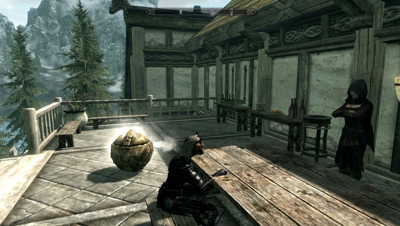 Dwemer Sphere, Khajith Dovakin and Serana. Ideal company. - Skyrim, Dovahkiin