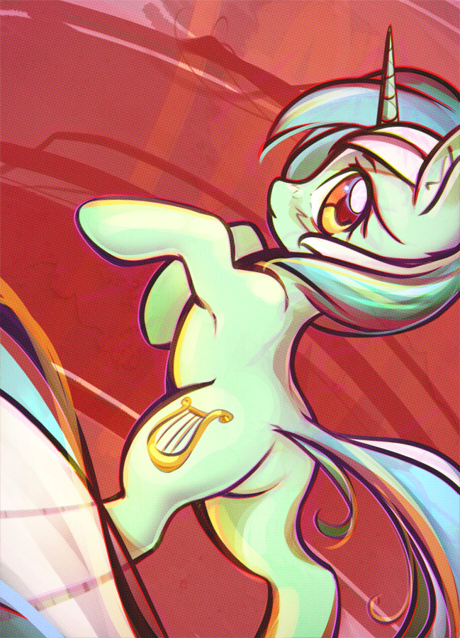 Lyra heartstrings - My little pony, PonyArt, Lyra heartstrings, Mirroredsea