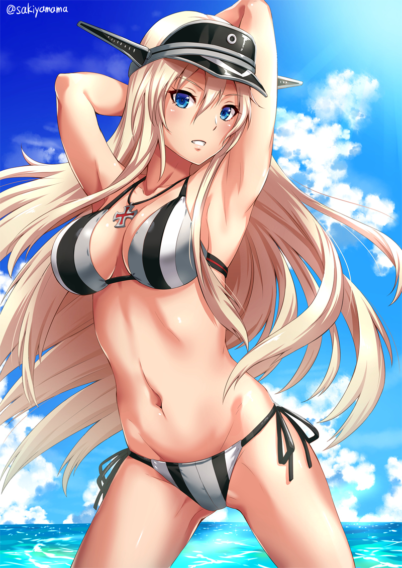 Bismarck - NSFW, Anime Art, Аниме, Bismarck, Kantai Collection