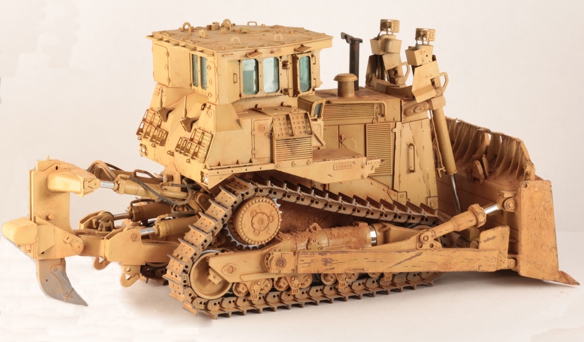 D9R Doobi Bulldozer 1/35 meng - My, Meng, Plastic, Bulldozer, Longpost, Prefabricated model, Scale model, Caterpillar, Modeling