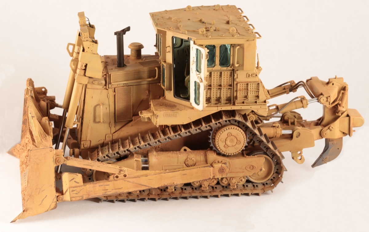 D9R Doobi Bulldozer 1/35 meng - My, Meng, Plastic, Bulldozer, Longpost, Prefabricated model, Scale model, Caterpillar, Modeling