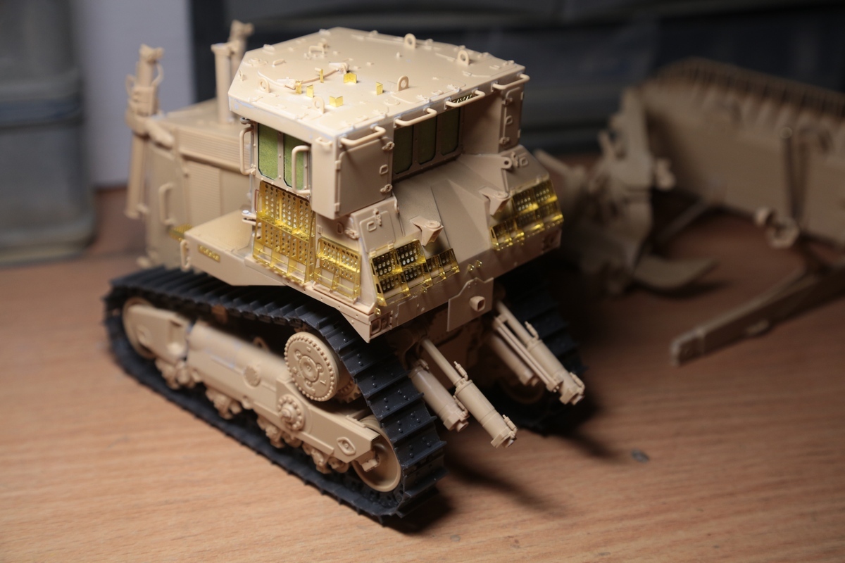 D9R Doobi Bulldozer 1/35 meng - My, Meng, Plastic, Bulldozer, Longpost, Prefabricated model, Scale model, Caterpillar, Modeling