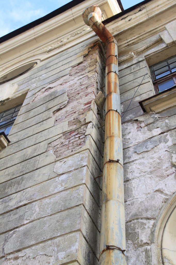 The building of the Main Post Office in Vyborg - Not mine, Post office, , Vyborg, Devastation, Longpost