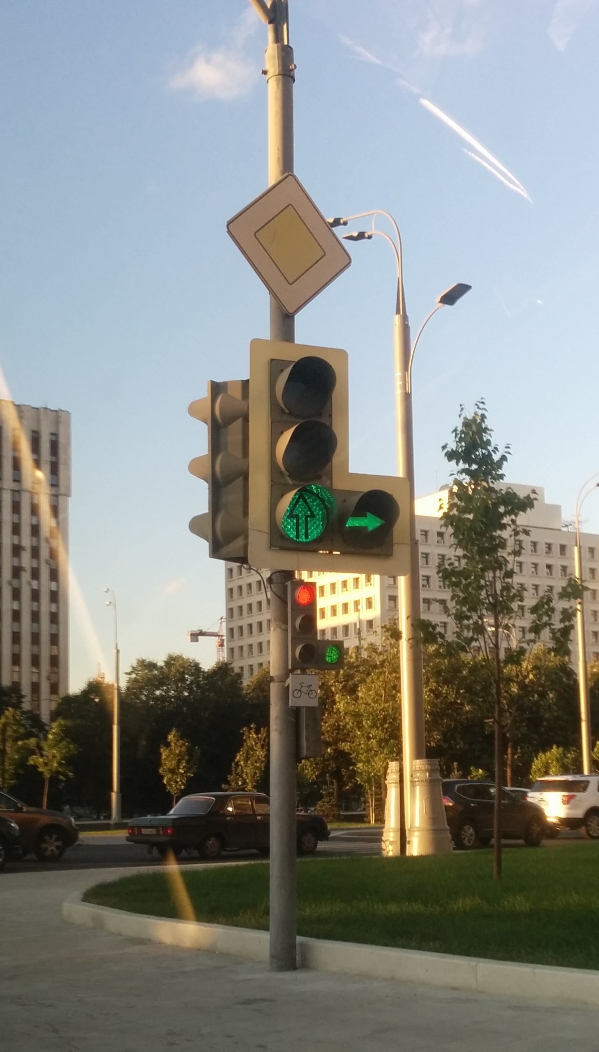 traffic light - My, Traffic lights, A bike