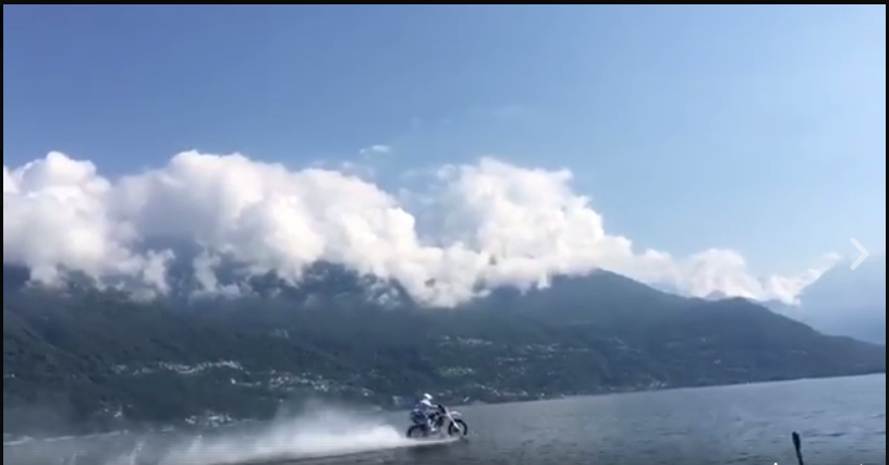 On a motorcycle on the water - Motorcycles, Sea, Moto