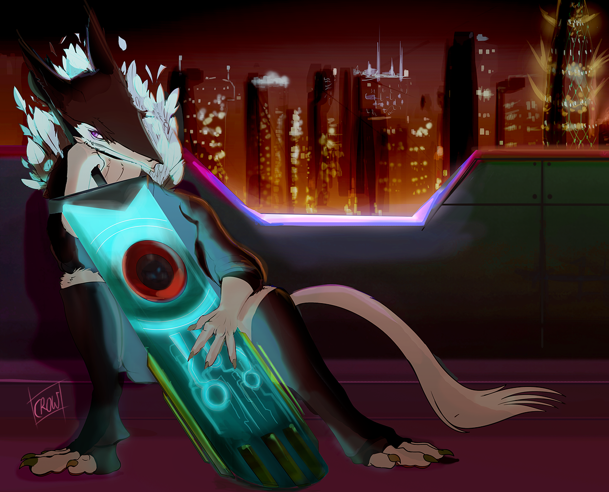 Interest - Transistor, Furry, Art, , Sergal