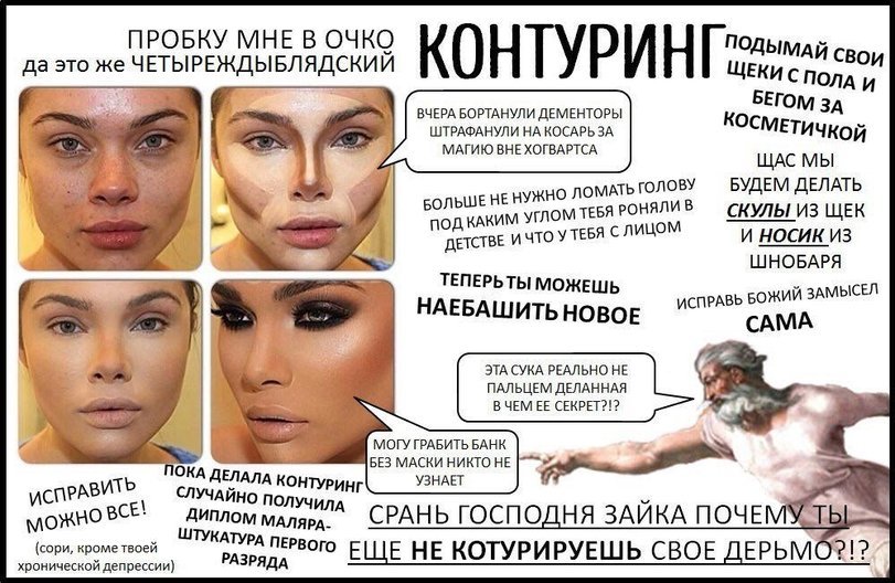 Beauty Lessons for Peekabushnikov - Not mine, Makeup, Brows, Post #11184063, Picture with text, Mat, Tags are clearly not mine