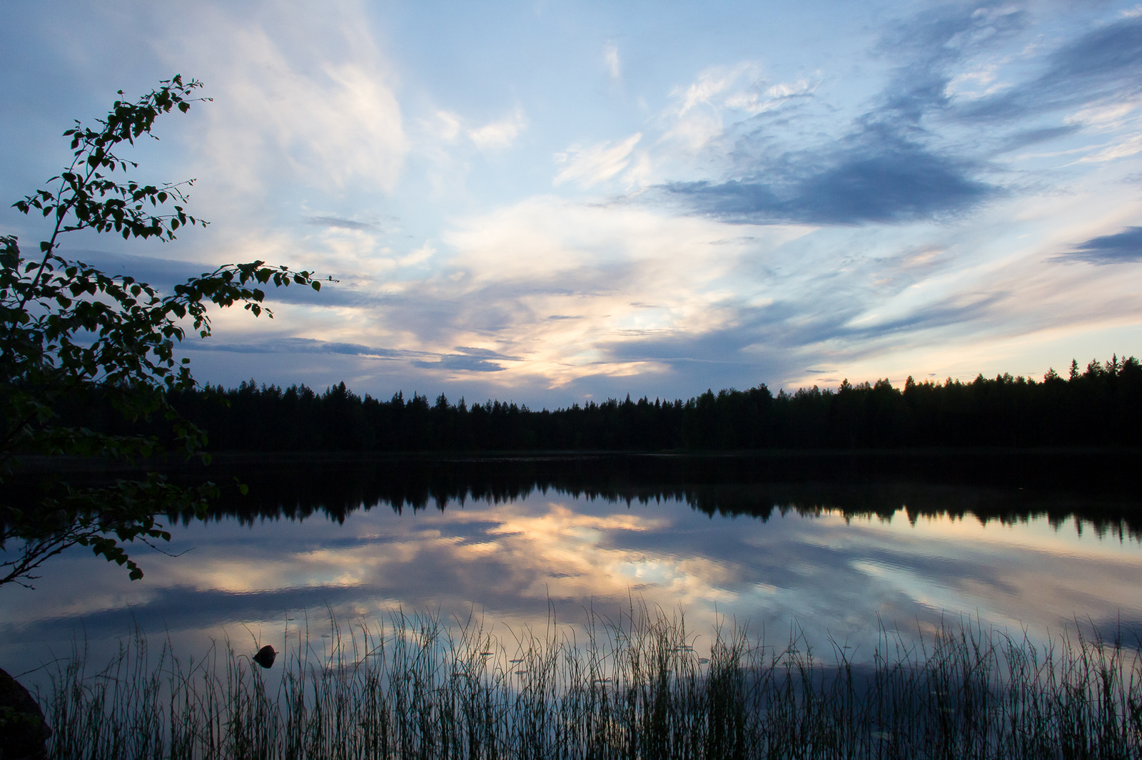 Sunset in Karelia - My, Карелия, Sunset, Shuya, River, The photo, beauty