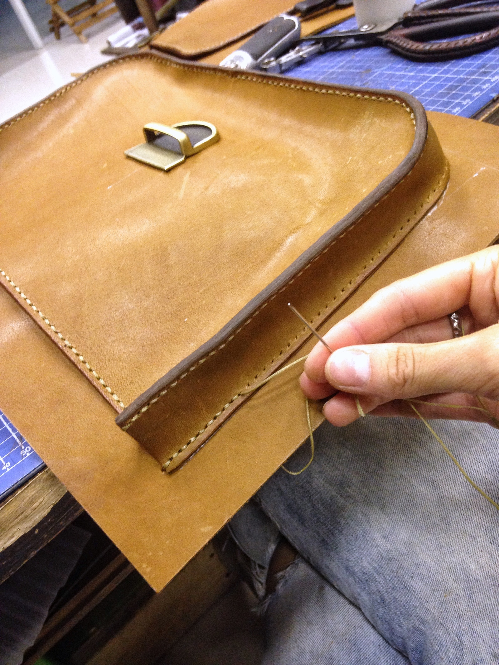 BabaLeatherworker. - My, Leather products, Babakezhevnik, Needlework with process, Longpost