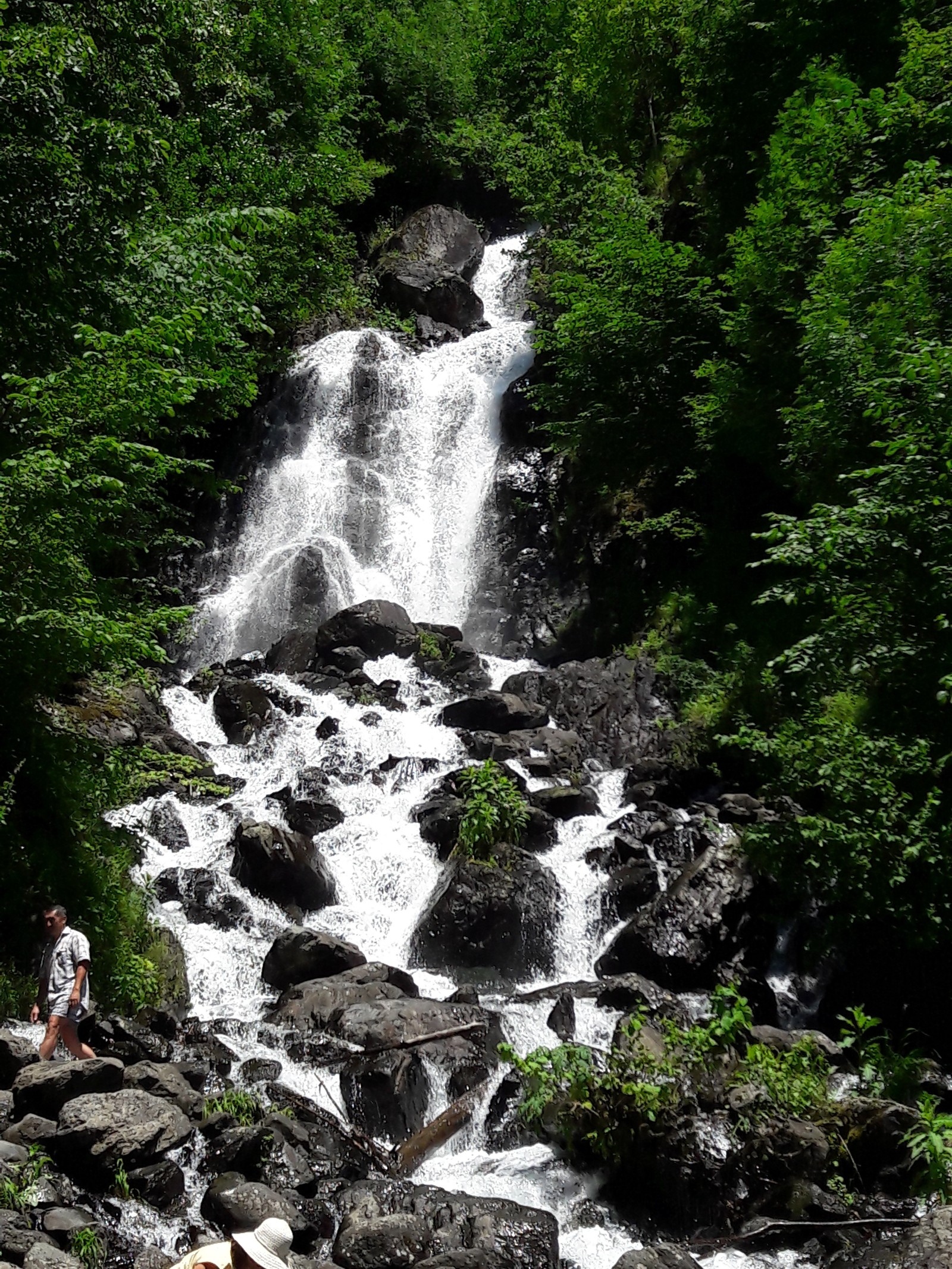 When you want to take a picture of a waterfall, but someone constantly interferes - My, Lactic, Waterfall, Interferes