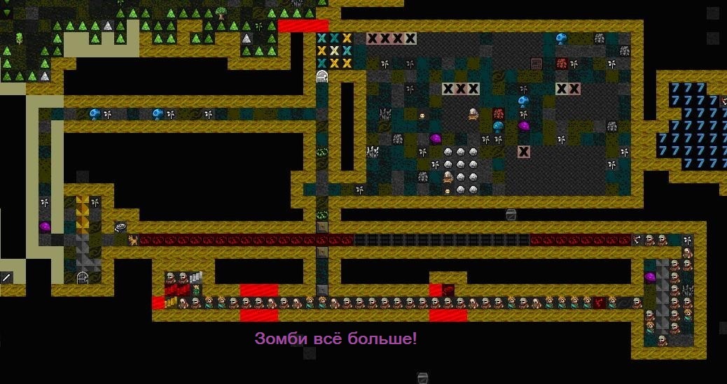 Messianic Fortification. Chapter Three: Necromancer Air Force (Dwarf Fortress) - My, Dwarf fortress, Computer games, Zombie, Story, Longpost, , Images