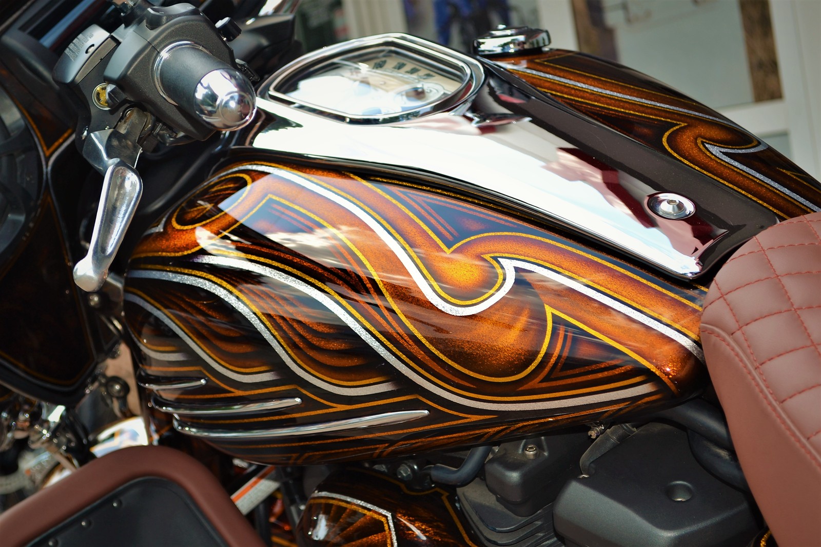 Yamaha custom painting - My, , , Exclusive, Painting, Custom Paint Job, Custom, Video, Longpost