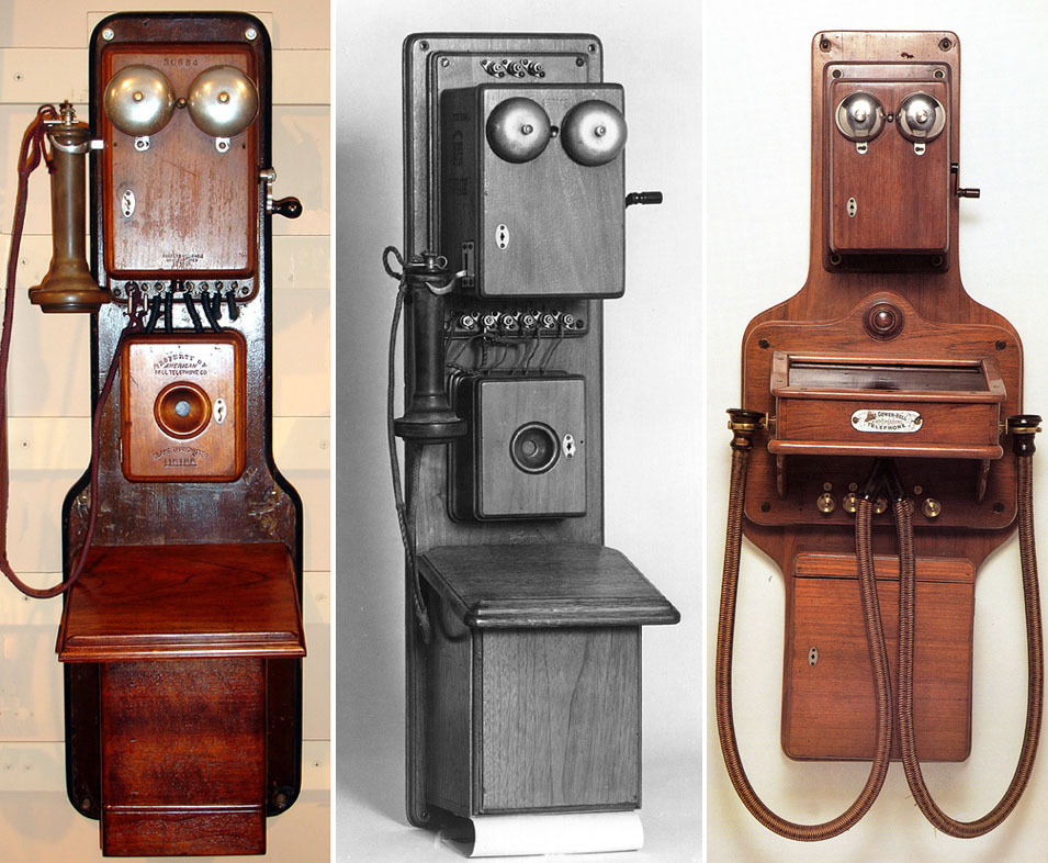 Nothing special, just regular 130 year old phones. - Alexander Bell, Telephone, 130 years, Electrical engineering