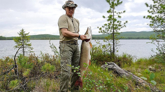 Путин два часа гонялся за щукой под водой - Политика, Россия, Бурятия, Владимир Путин, Рыбалка, Щука, Дмитрий Песков, Tvzvezdaru, Длиннопост