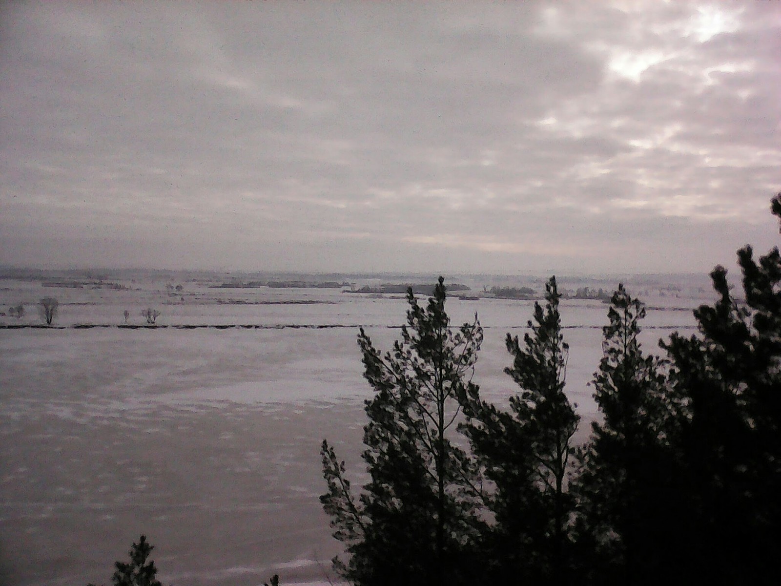 Landscapes from Winter Fishing: Kama River, Krasnaya Gorka. - Fishing, Spoon, Wobbler, Fishing rod, Spinning, Longpost