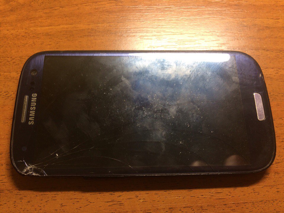 How not to do Samsung s3 - My, Do not do like this, Glass replacement, Samsung, Longpost