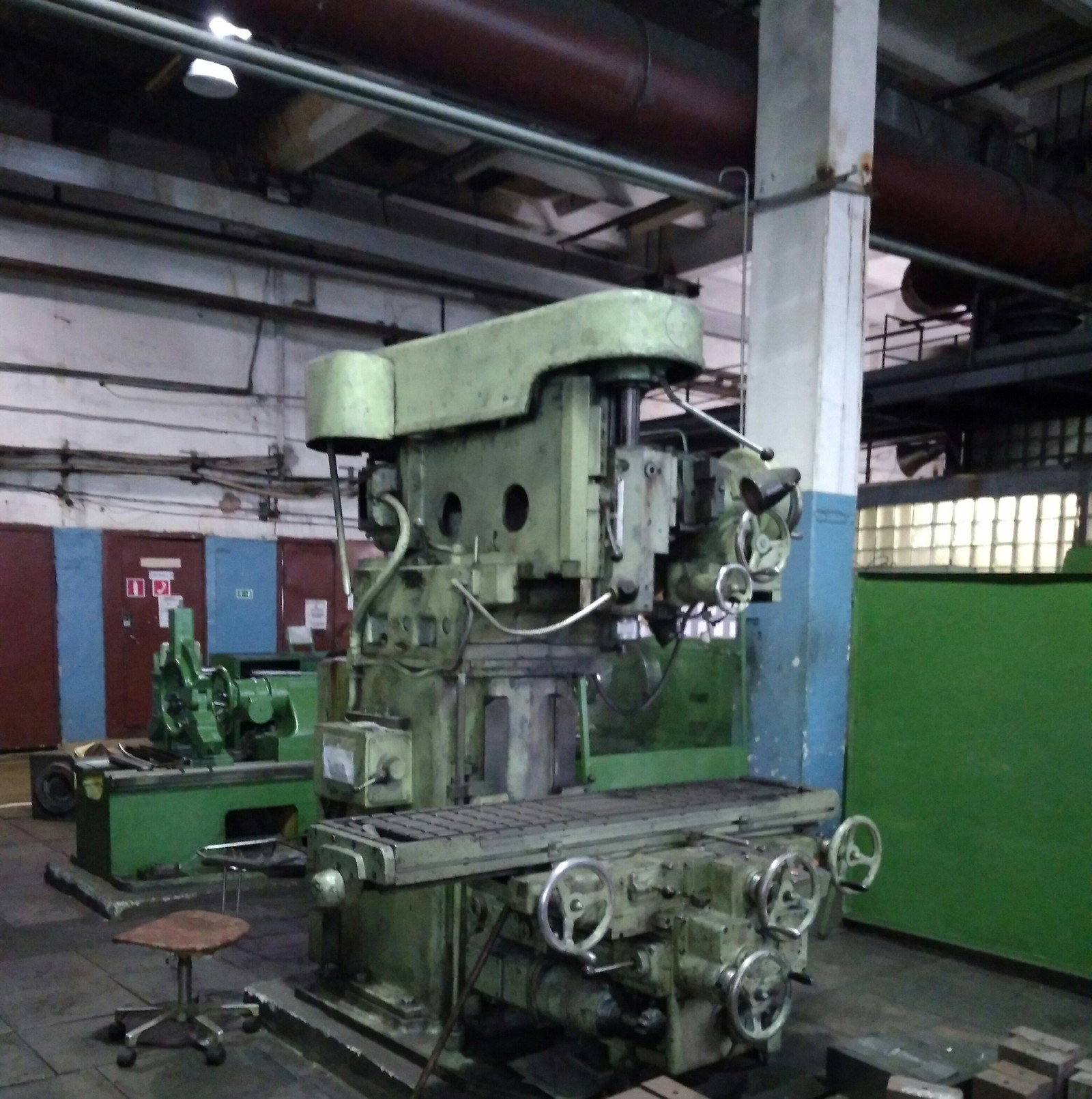 When there was no CNC! Arc milling machine. - My, Work, Milling machine, Retrotechnics, Video, Longpost