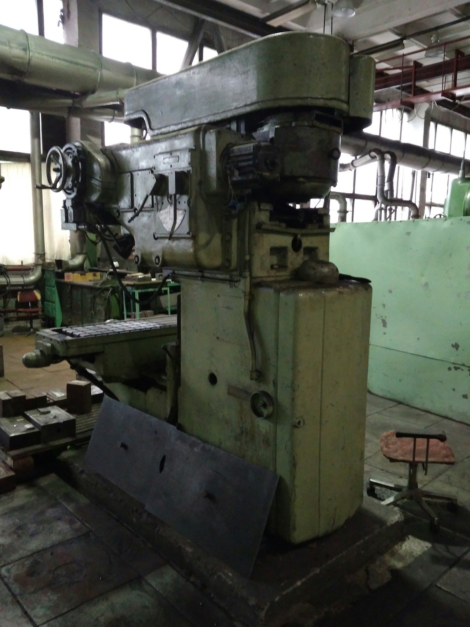 When there was no CNC! Arc milling machine. - My, Work, Milling machine, Retrotechnics, Video, Longpost