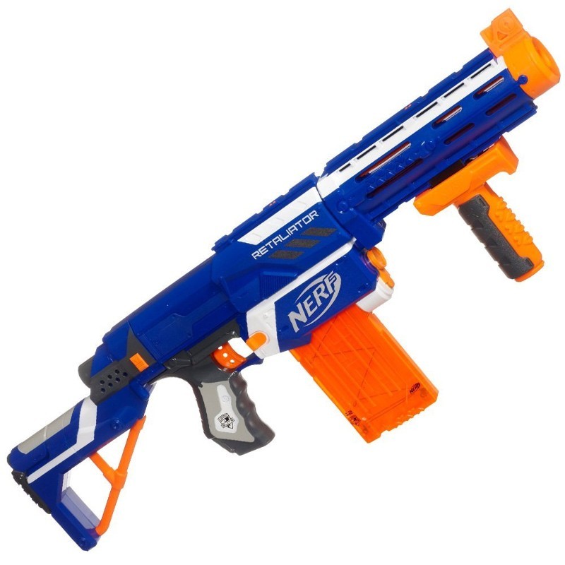 Painting Nerf Retaliator in urban camouflage - My, Nerf, With your own hands, Painting, Weapon, Camouflage, Video, Longpost