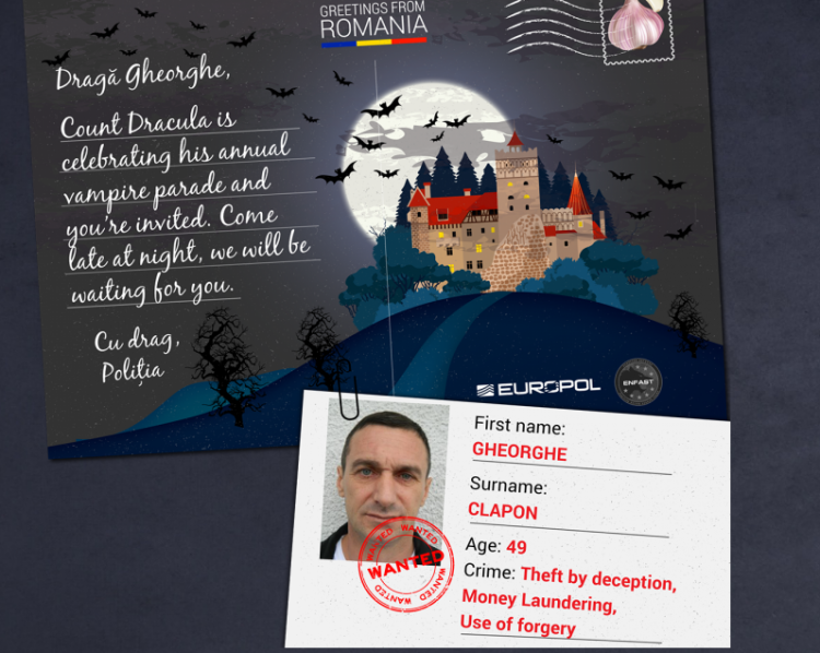 Europol wrote cute postcards to wanted criminals. - Europol, Criminals, Creative, Postcard, Longpost