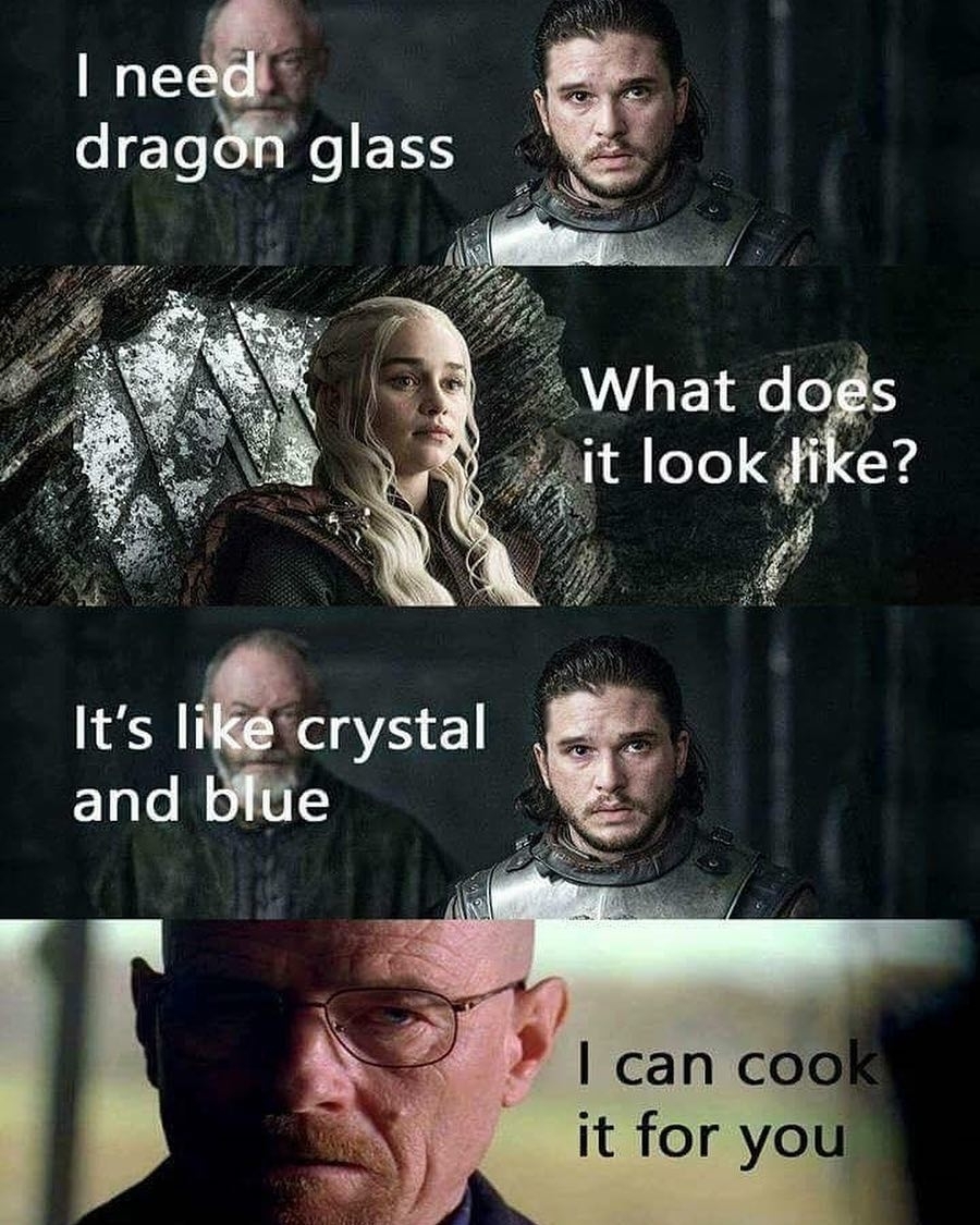 dragon glass - Game of Thrones, Jon Snow, , Breaking Bad, Heisenberg, Serials