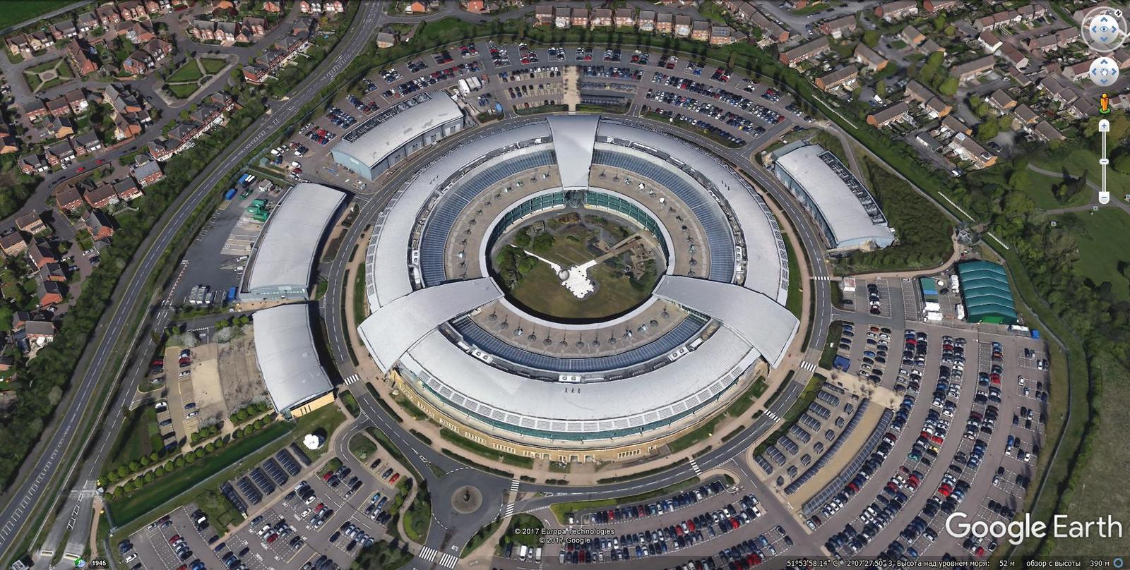 UK Government Communications Center building - Spetssvyaz, Great Britain, Intelligence service