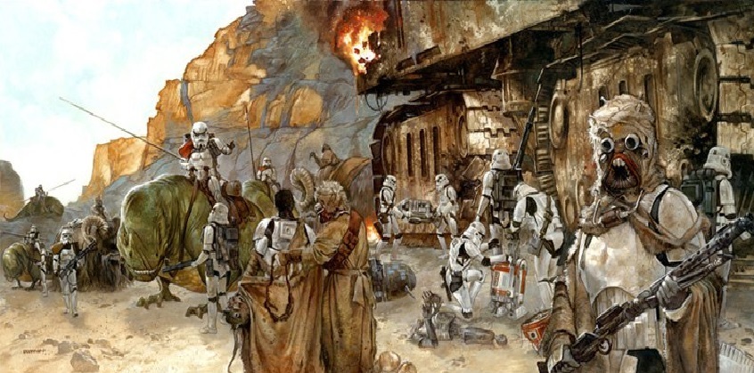 Some more art on Star Wars - Star Wars, Boba95fet, Art, Longpost, Tag