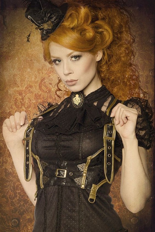 steampunk girls - NSFW, Girls, Steampunk, The photo, Costume, Longpost