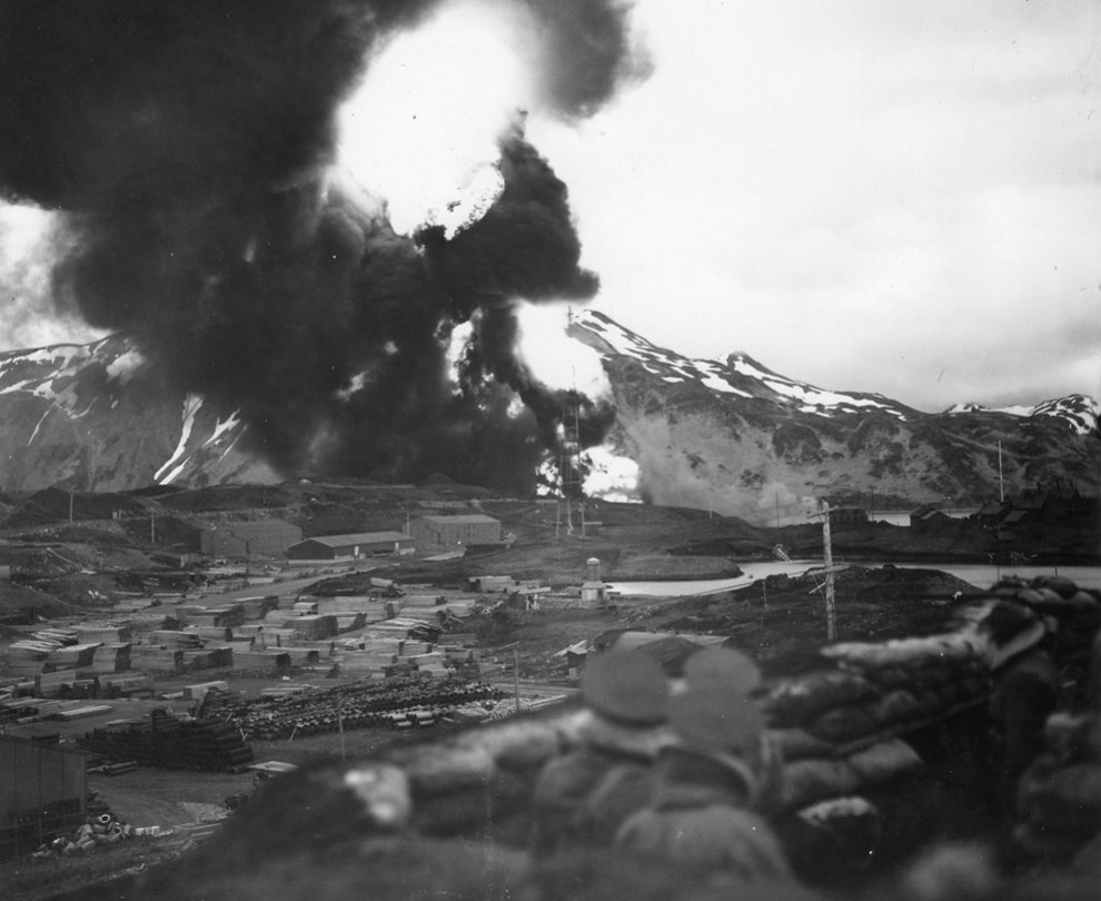 WWII. Битва за Мидуэй и алеутская кампания. - Вторая мировая война, Не мое, История, 1942, 1943, Длиннопост, Черно-белое фото