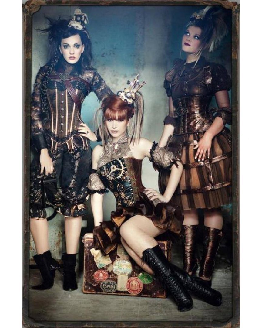 Model girls in STEAMPUNK style - Steampunk, , , , Cosplay, , , Longpost