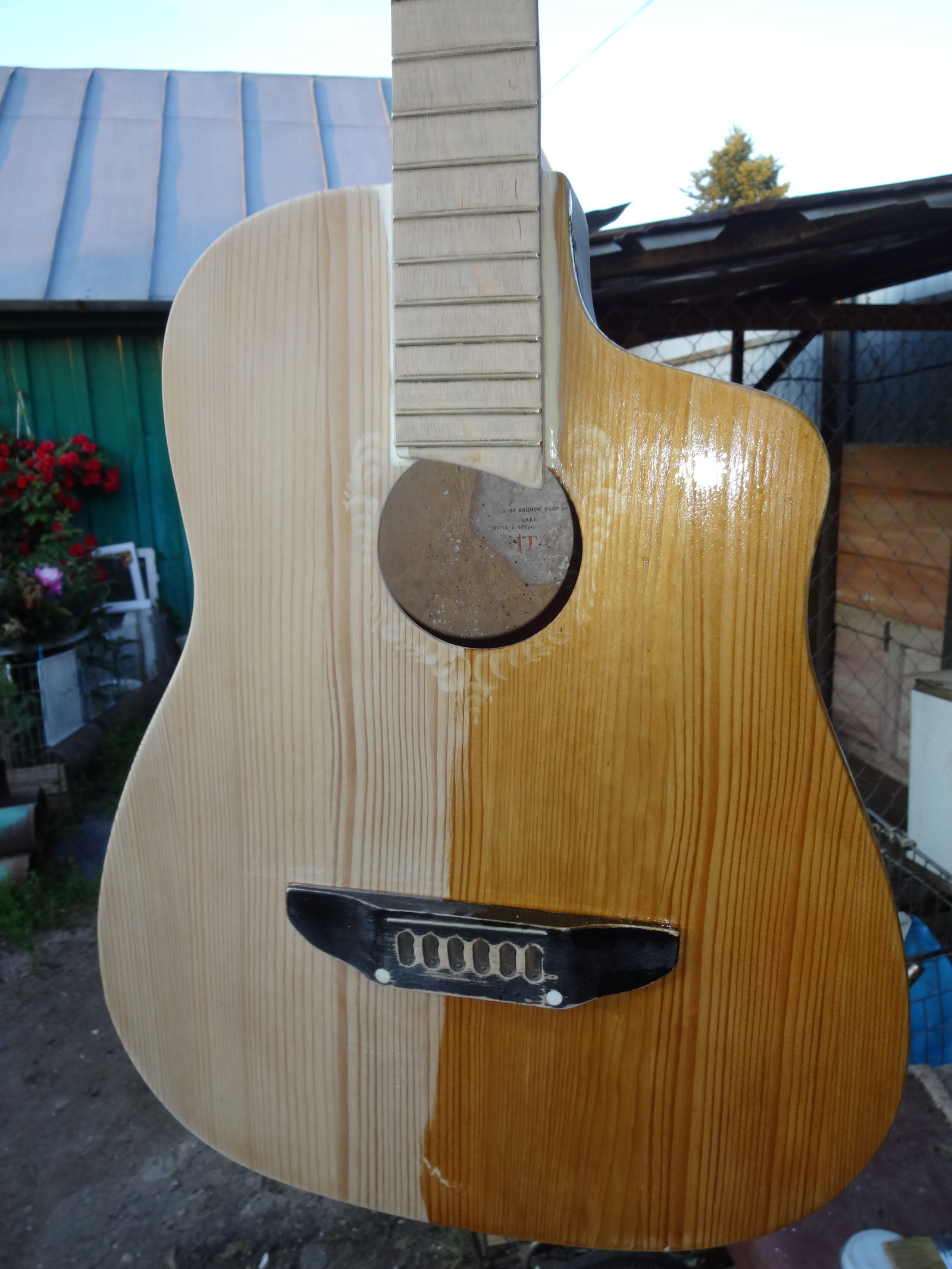 Guitar Story: The patient hasn't been finished off yet. - My, Guitar, Repair, Longpost