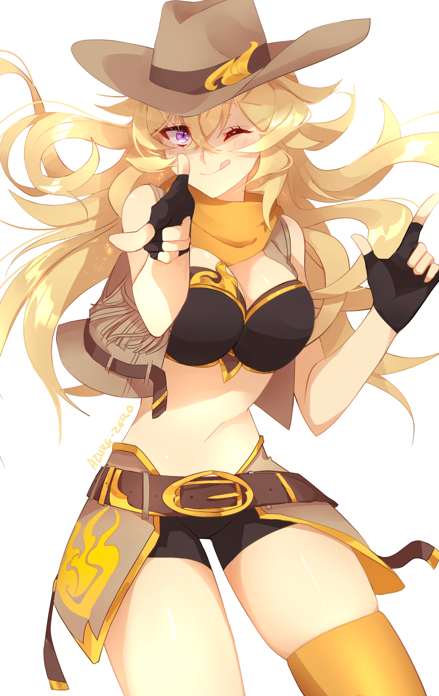 Yang - Anime, Art, Anime art, RWBY, Longpost