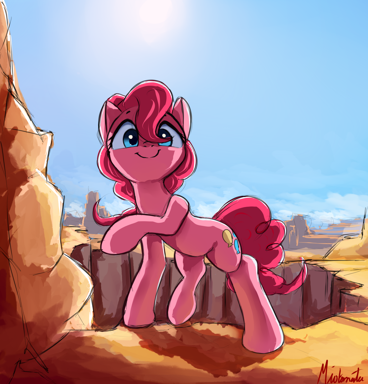 Canyons - My little pony, PonyArt, Pinkie pie, Miokomata