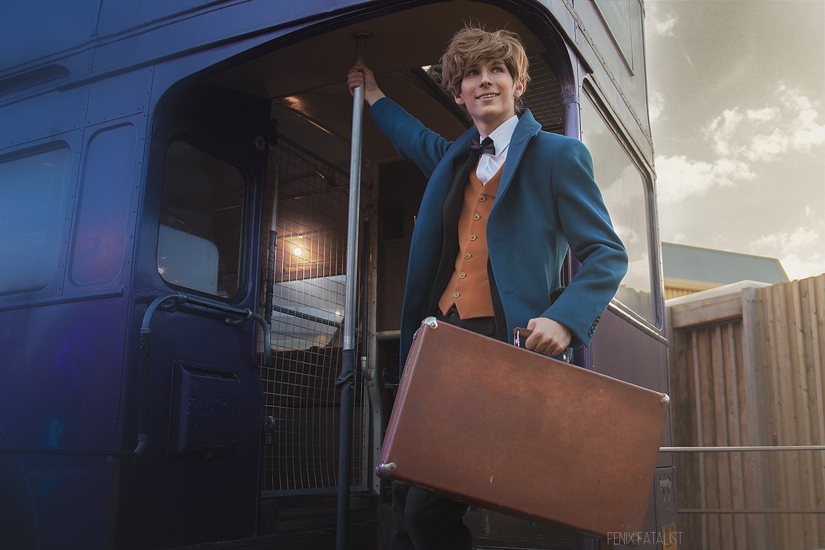 Newt Scamander - Косплей, Гарри Поттер, Фантастические твари, Лондон, Длиннопост, Фантастические твари и где они обитают