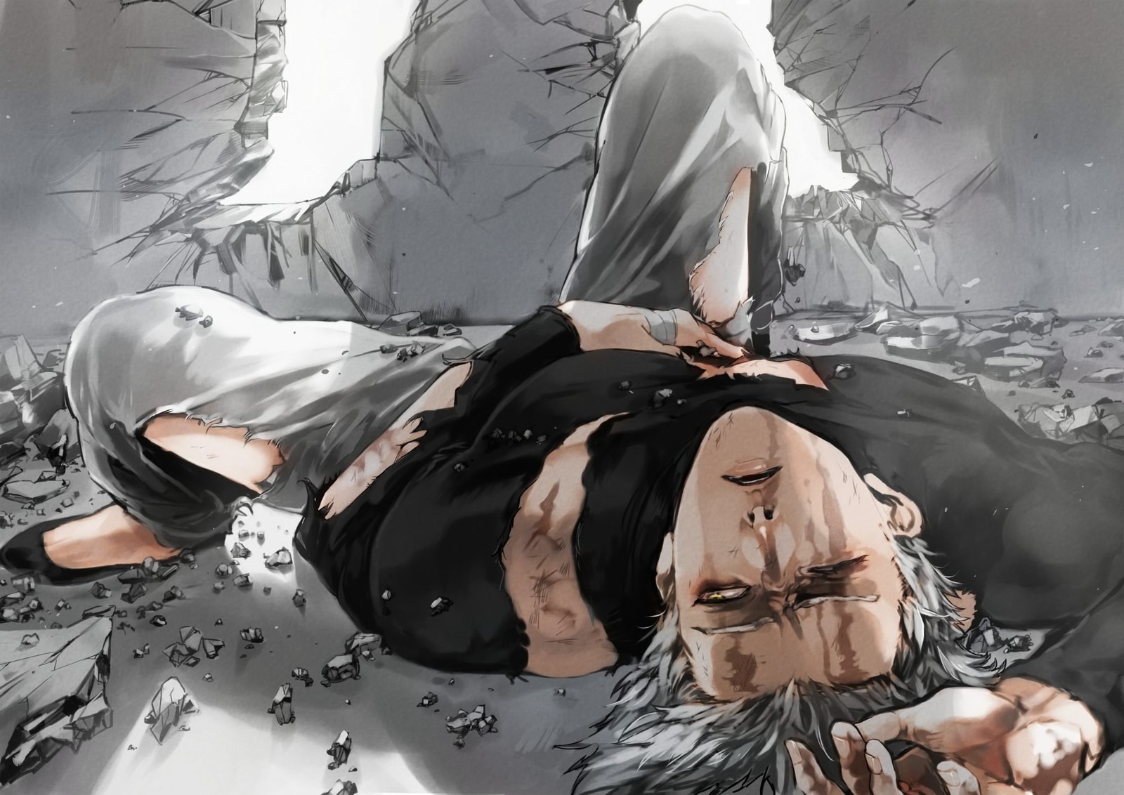 Onepunchman - NSFW, Anime, Onepunchman, Mushishi, NIER, Crossover, Comics, Games, Anime art, Longpost