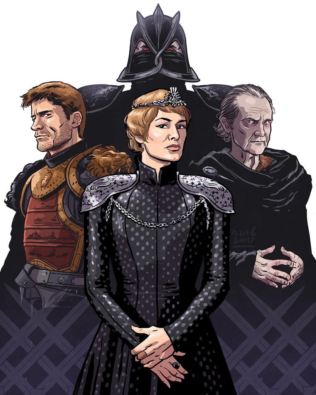 Three monarchs in one state - Game of Thrones, Spoiler, Longpost, Art