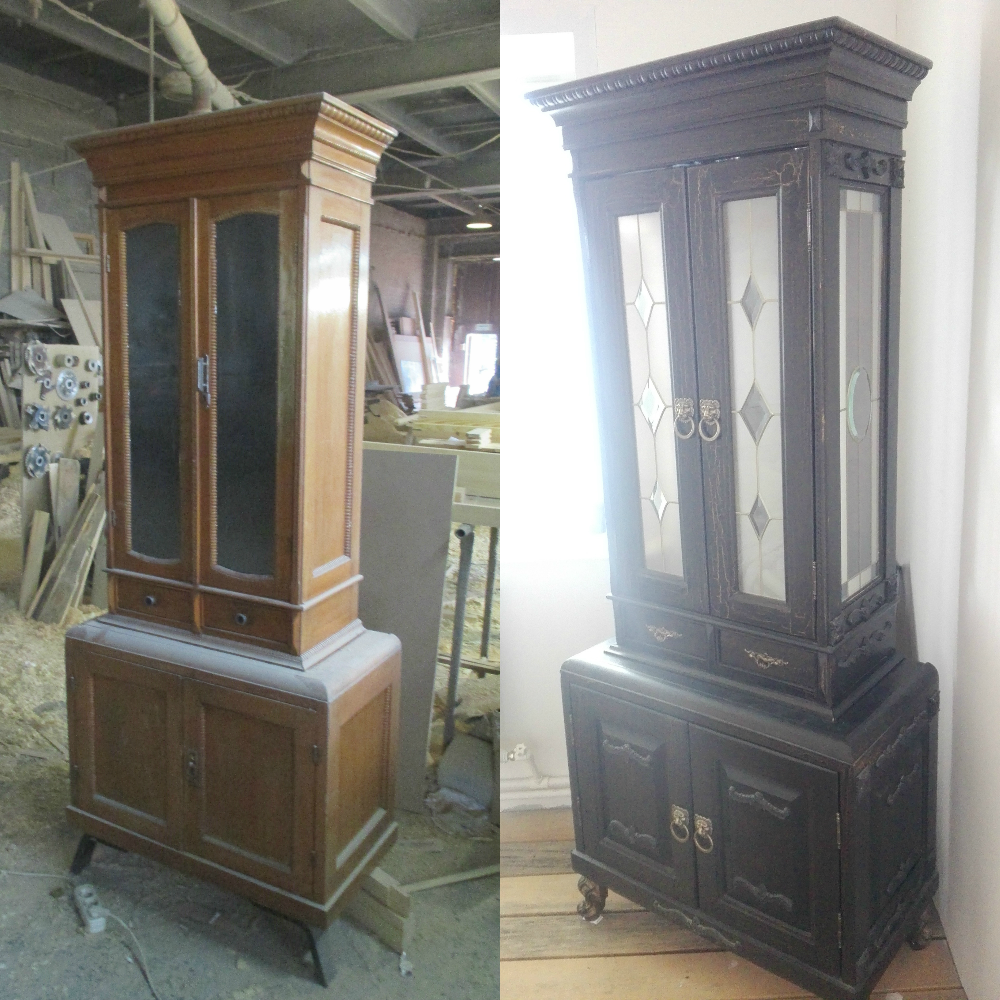 Restoration of the library - My, Cabinet furniture, Furniture restoration, Longpost, Restoration