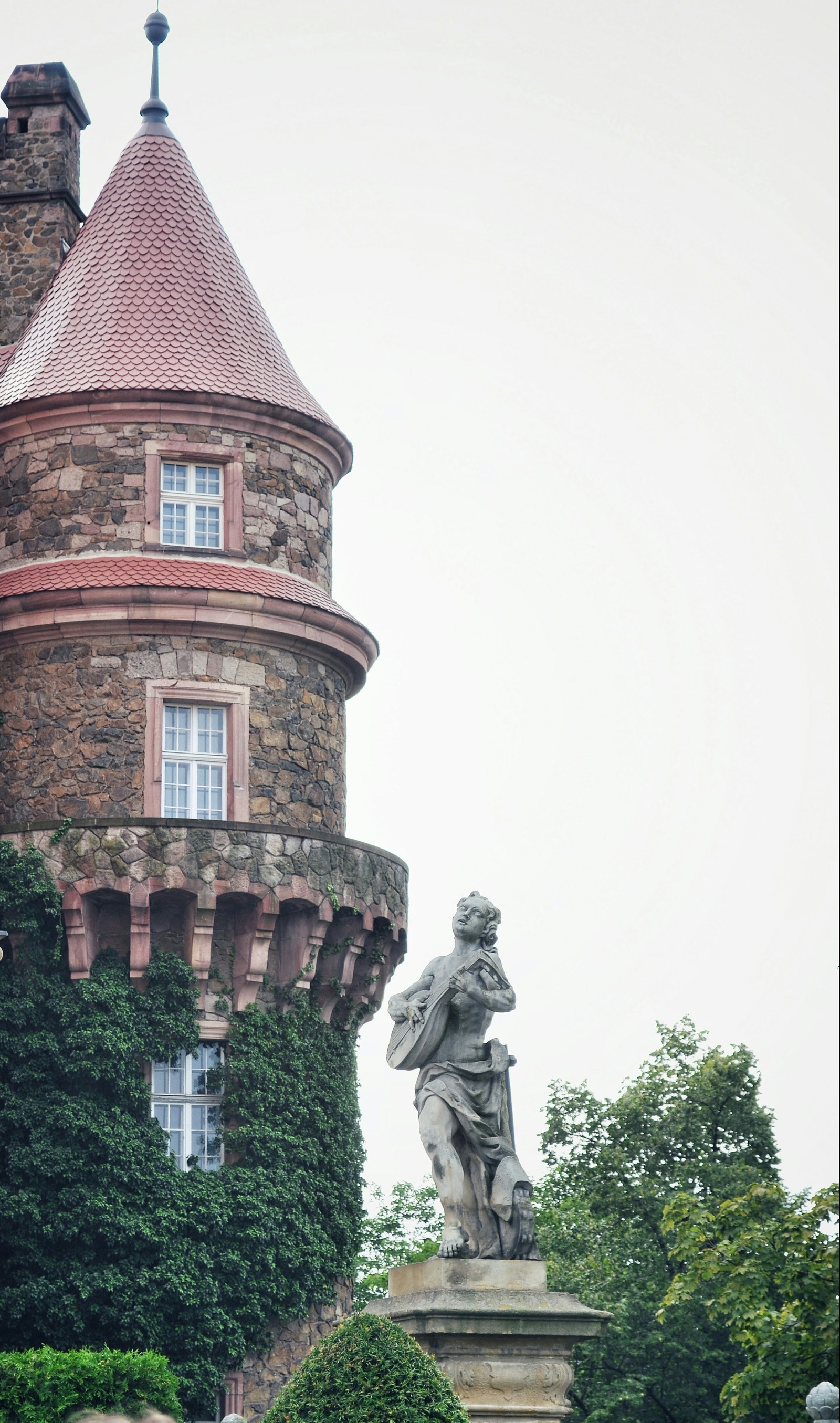 Ksienzh Castle in Poland. - My, Lock, Poland, Snapseed, Architecture, Headless, Longpost