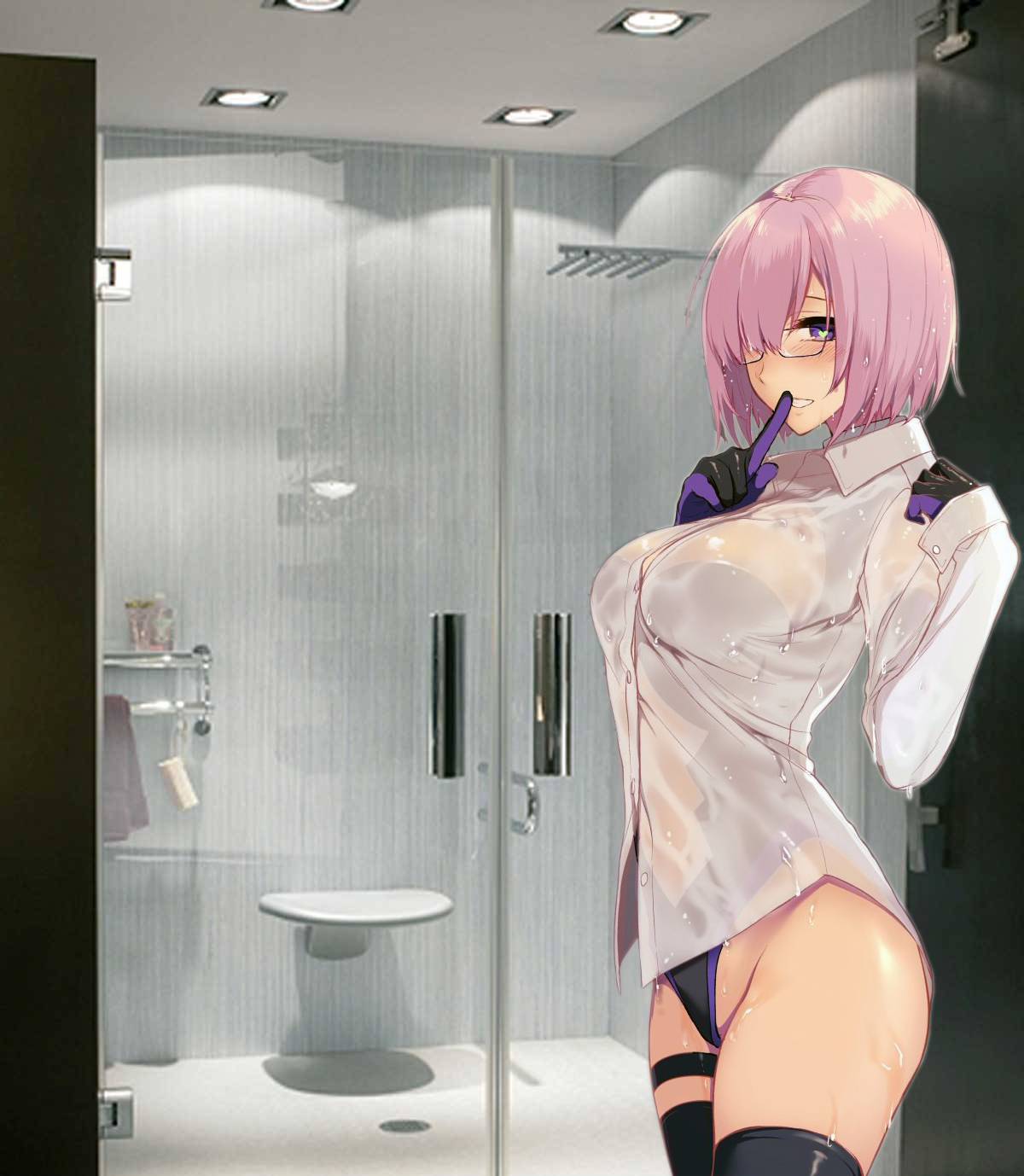 Masha Kyrielight #3 - My, Fate grand order, Mashu Kyrielight, Shielder, Longpost, Anime, Anime art